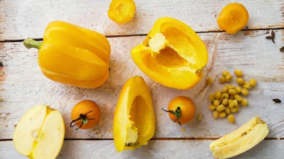 11 Frutas y verduras de color amarillo y sus increíbles propiedades