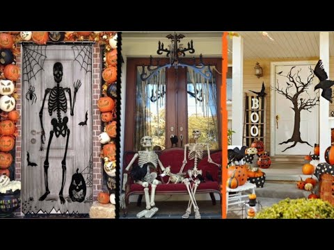 Decoración de entrada para Halloween: cómo crear un ambiente tenebroso y espeluznante