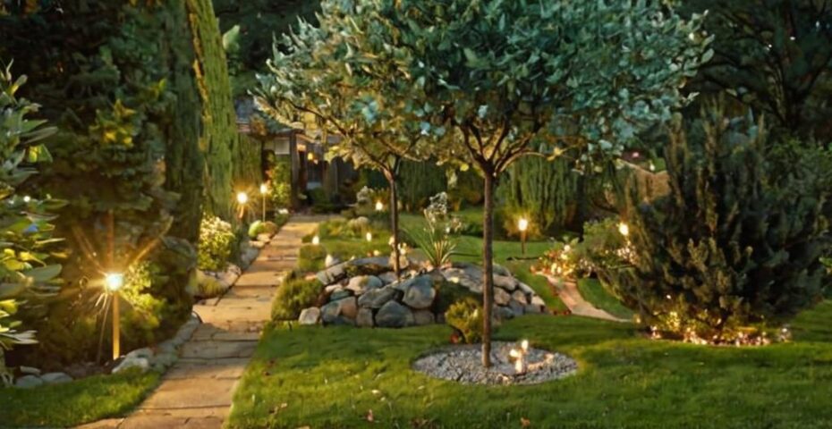 Ideas para la iluminación del jardín exterior
